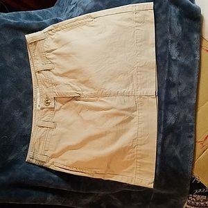 GAP khaki mini skirt